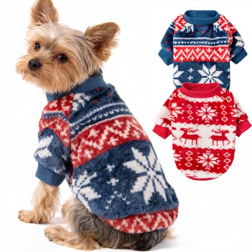 Dog Sweater 2 (Red,Blue / Large)