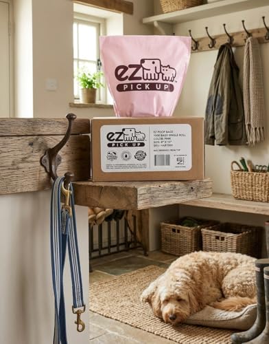 1000 Pet Waste Disposal Dog Poop Bags EZ Pick Up Bag (1 Count (Pack of 1000))
