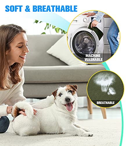 10 in 1 Dog Pet Grooming Hammock Harness with Nail Clippers (XL/Under 80 lb / Khaki Green)