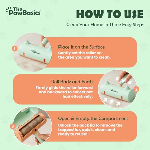 Pet Hair Remover Roller (Green)