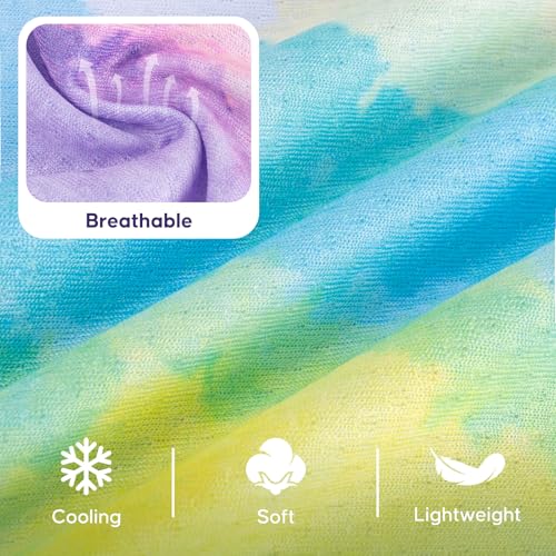 2Pack Dog Shirt for Small Dogs Soft Breathable T (Large (13-19lbs) / Purple+Blue)