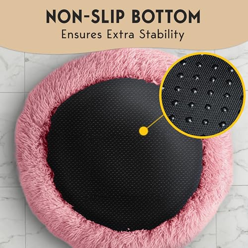 XL Dog Beds for Large Sized Dog (Pink / X-Large - 45"L x 45"W x 8"Th)