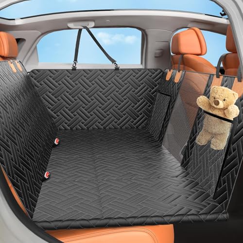 Back Seat Extender for Dogs (BLACK / L - For Car/Mid-Size SUV/Small Truck)