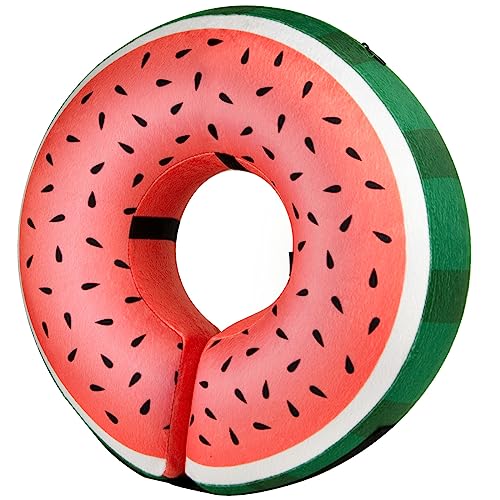 Inflatable Dog Cone Collar Alternative After Surgery Medium (Watermelom / Medium [Neck:7"-11"])