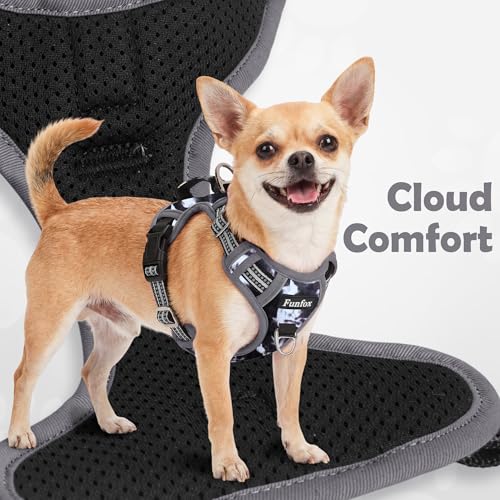 Dog Harness No Pull (Misty Gray / Small)