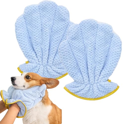 Pet Towel Dog Bath Towels for Drying Dogs (blue)