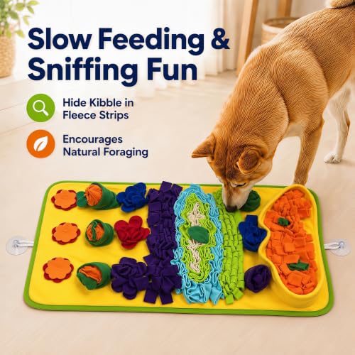 Snuffle Mat for Dogs (Blue-Yellow)