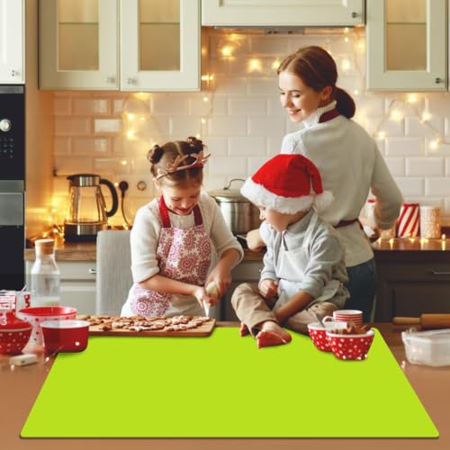 Extra Large Silicone Mat (05-green / 27.6"L x 15.7"W)
