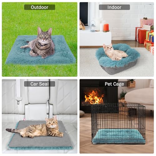 Self Warming Cat Bed (Navy Blue / M: 20"x24")
