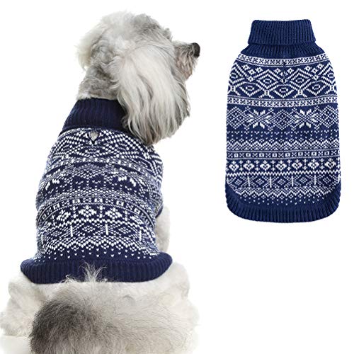 Dog Sweater Argyle (Small/Medium / Blue)