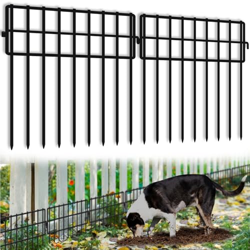 32 Panels Animal Barrier Fence No Dig (32 Panels, 32 ft(L) X 13 in(H))