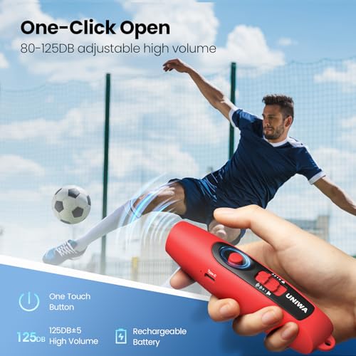 Electronic Whistle with USB Charging (red)