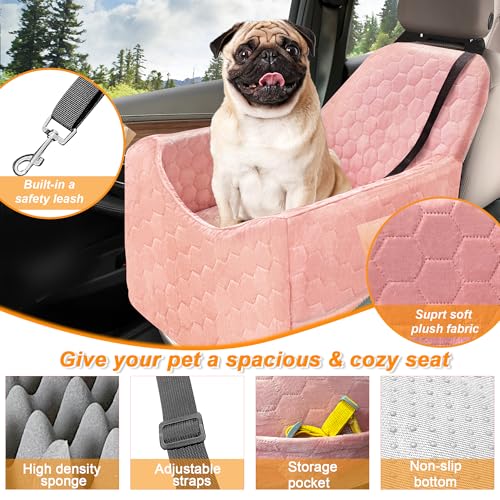 Dog Car Seat for Small (Pink / Medium)