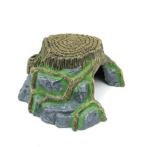 Resin Large Turtle Tank Accessories Reptile Hideouts Cave