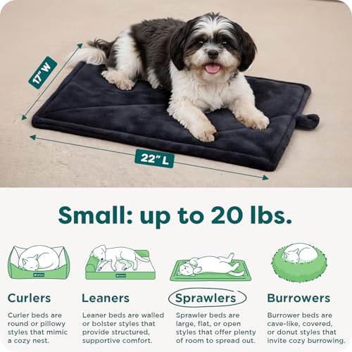 ThermaNAP Self Warming Cat Mat (Small - 22"L x 17"W / Black)