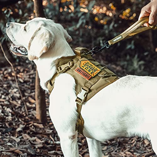 Tactical Dog Harness with Handle No (XX-Small / Brown)