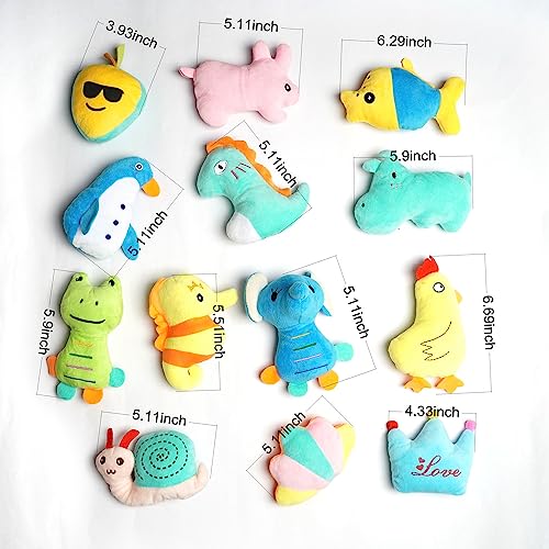 Pack of 26 Soft Small Medium Dog Squeaky Toys