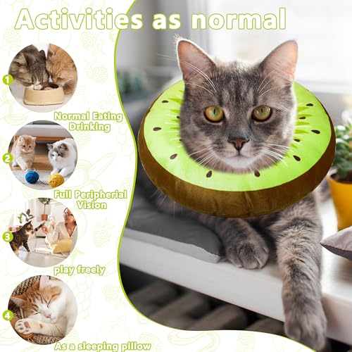 Cat Cone Collar Soft (Kiwifruit / Medium)