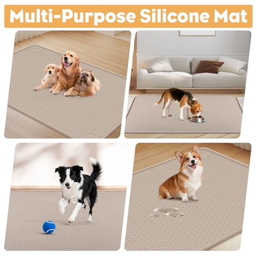 57" x40" Pee Pad Holder for Dogs Puppy Pad Holder Khaki (57" X40" Khaki)