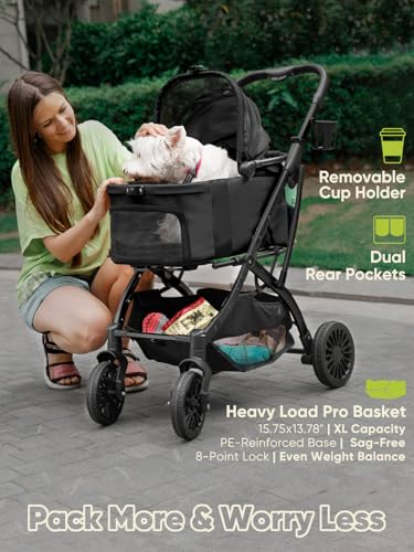Small Dog Stroller (ALL BLACK)