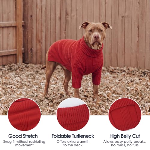 XXXL Dog Sweater (Red / XXX-Large)