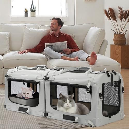 Extra Large Cat Carrier Soft Sided (Grey-2)