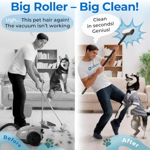 Large Lint Roller with 3 Refills