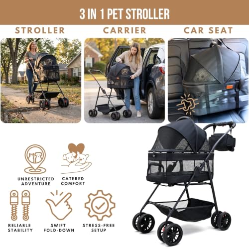 3 in 1 Pet Stroller