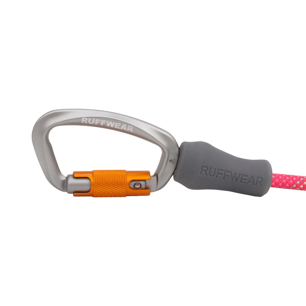 Knot-a-Long Dog Leash, 30-inch Short Rope Lead, Fireweed Pink (Pink / One Size)