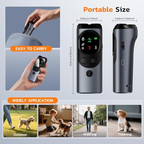 Dog Bark Deterrent Devices Anti Barking Device for Dogs Outdoor & Indoor