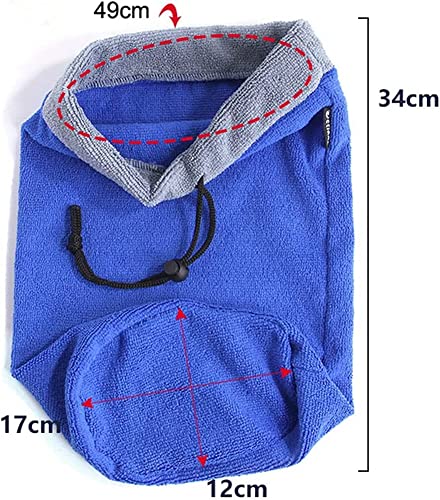 2 Pack Ferret Bath Towel Bag (Blue+Grey)