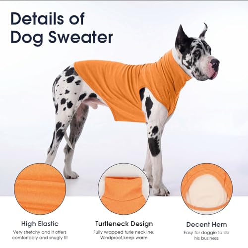 XL Dog Sweater (X-Large / Orange)