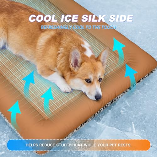 Self Warming Cat Bed (Dark Brown / 18"x24")
