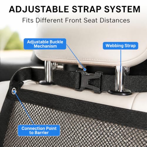 Dog Car Barrier for Car SUV Truck