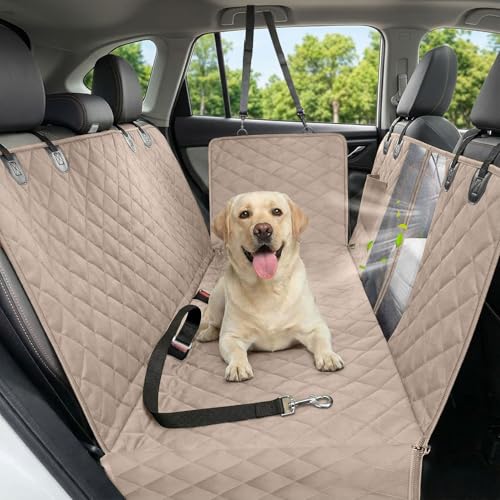 Dog Car Seat Cover (Khaki / XL- (60*64 ))