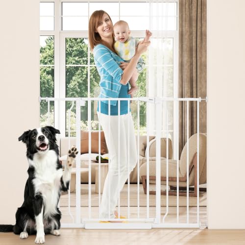 36" Extra Tall Baby Gate (White / 29-45"Wide, 36"Tall)