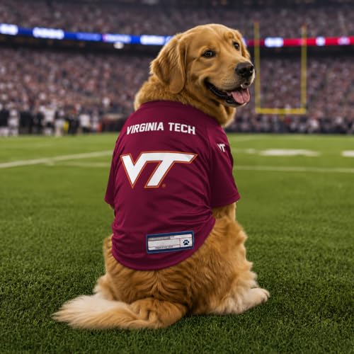 NCAA Virginia Tech Hokies Stretch Pet Jersey (Virginia Tech Hokies / X-Large)