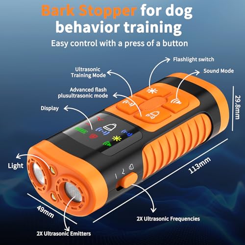 Ultrasonic Anti Bark Noise Control Devices for Dogs Gentle Training