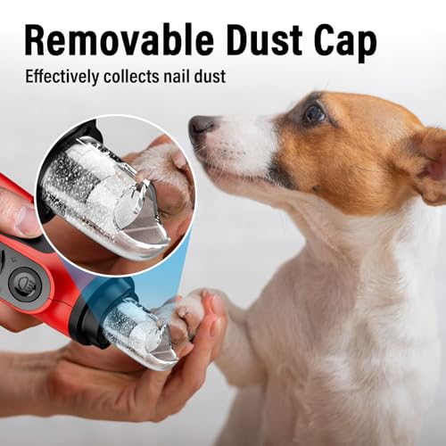 Smart 6 Speed Dog Nail Grinder (Red)