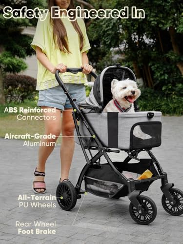 Small Dog Stroller (GREY)