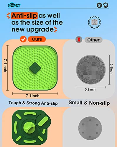 Licking Mat for Dogs (Green and Orange / 2 pieces)