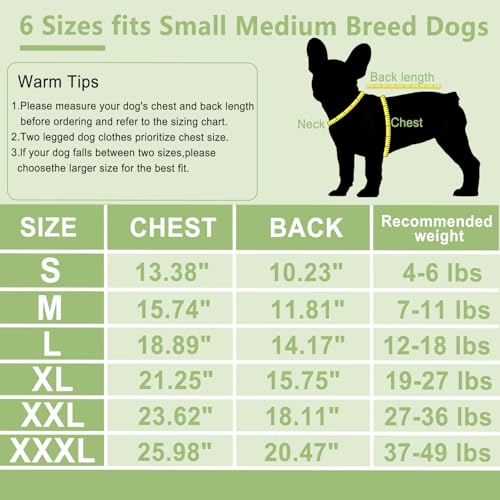 2 Pieces Fleece Dog Sweater Vest Winter Warm Dog Sweaters for Small Dogs Male Female Fall Pullover Doggie Clothes with D (blue,green / Medium(7-10lbs))