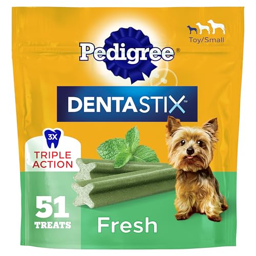 Dentastix Small & Toy Breed Dental Dog Treats (51 Count (Pack of 1))