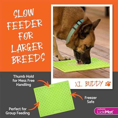 X Large Breed Buddy Dog Lick Mat (Orange)