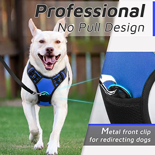Dog Harness for Medium Sized Dogs (Medium / Blue)
