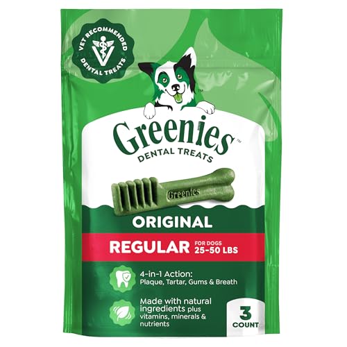 Regular Dental Dog Treats (3 Count (Pack of 1))