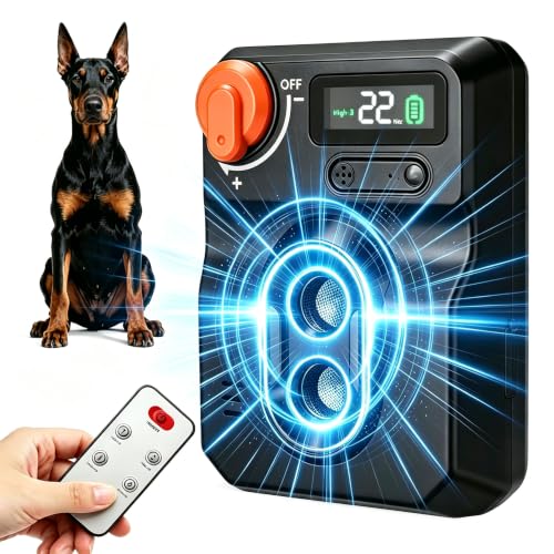 Ultrasonic dog barking deterrent devices