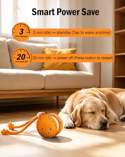 Interactive Dog Toy (Orange)
