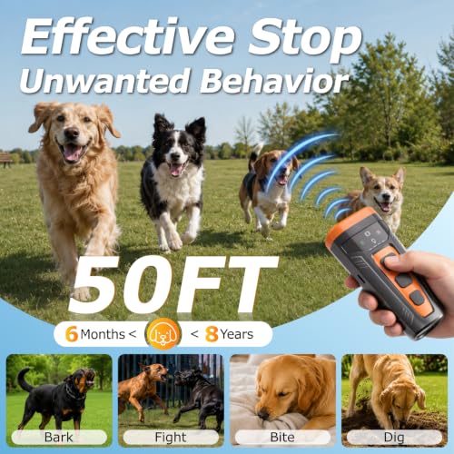 Dog Bark Deterrent Device (Black)