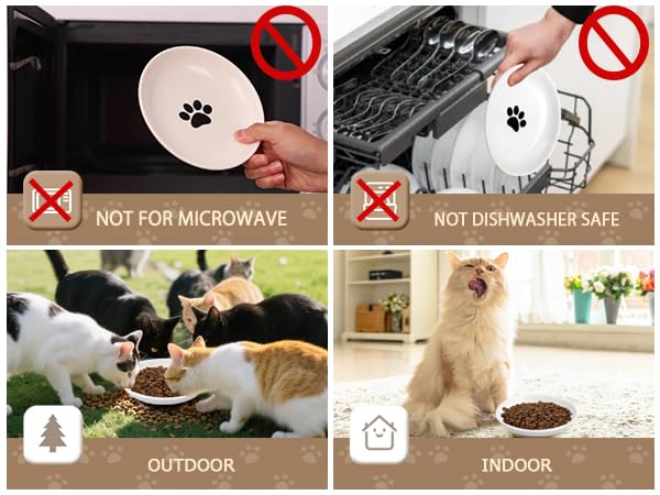Cat Food Bowl (8pcs-White)